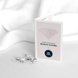 Bague femme alliance edora or 750/1000 blanc demi tour diamants edo35029go.750mill - alliances - edora - 3