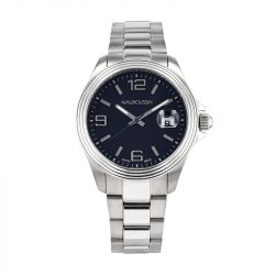 Montre homme automatique mauboussin acier argenté et platine 9148800-700 - montres-homme - edora - 0