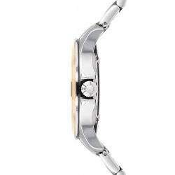 Montre homme automatique mauboussin acier argenté et or doré rose 9148802-700 - montres-homme - edora - 1