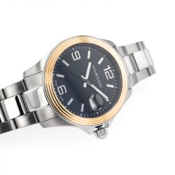 Montre homme automatique mauboussin acier argenté et or doré rose 9148802-700 - montres-homme - edora - 2