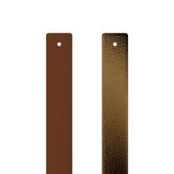 Cuir manchette 14mm les georgettes terre cuite/bronze 702145899G4000