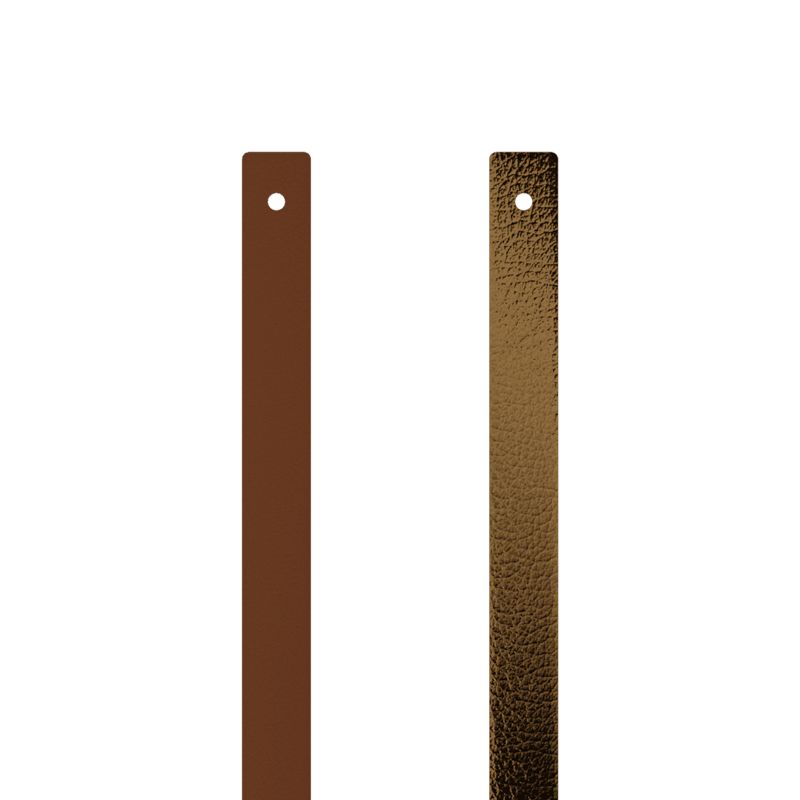 Cuir manchette 8mm les georgettes terre cuite/bronze 703215299g4000 - accessoires-manchettes - edora