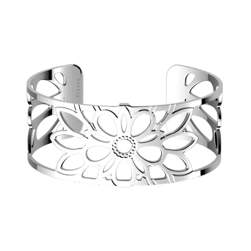 Bracelet femme manchette 25mm les georgettes dahlia argent 70442921600000 - manchettes - edora