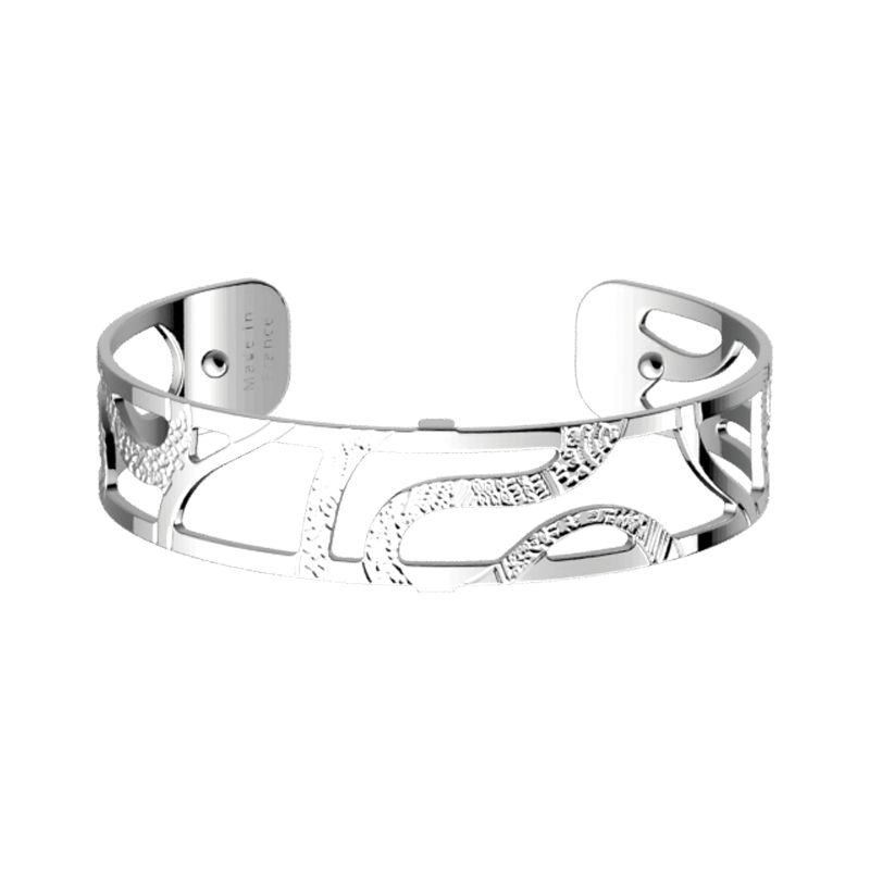 Bracelet femme manchette 14mm les georgettes reptile argent 70433761600000 - manchettes - edora