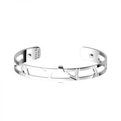 Bracelet femme manchette 8mm les georgettes tigre argent 70426501600000 - manchettes - edora - 0