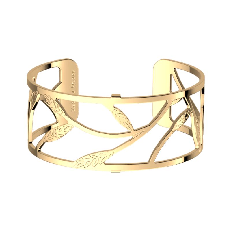 Bracelet femme manchette 25mm les georgettes épi de blé doré 70392180100000 - manchettes - edora