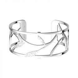 Bracelet femme manchette 25mm les georgettes épi de blé argent 70392181600000 - manchettes - edora - 0