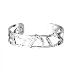 Bracelet femme manchette 14mm les georgettes rose des sables argent 70433771600000 - manchettes - edora - 0