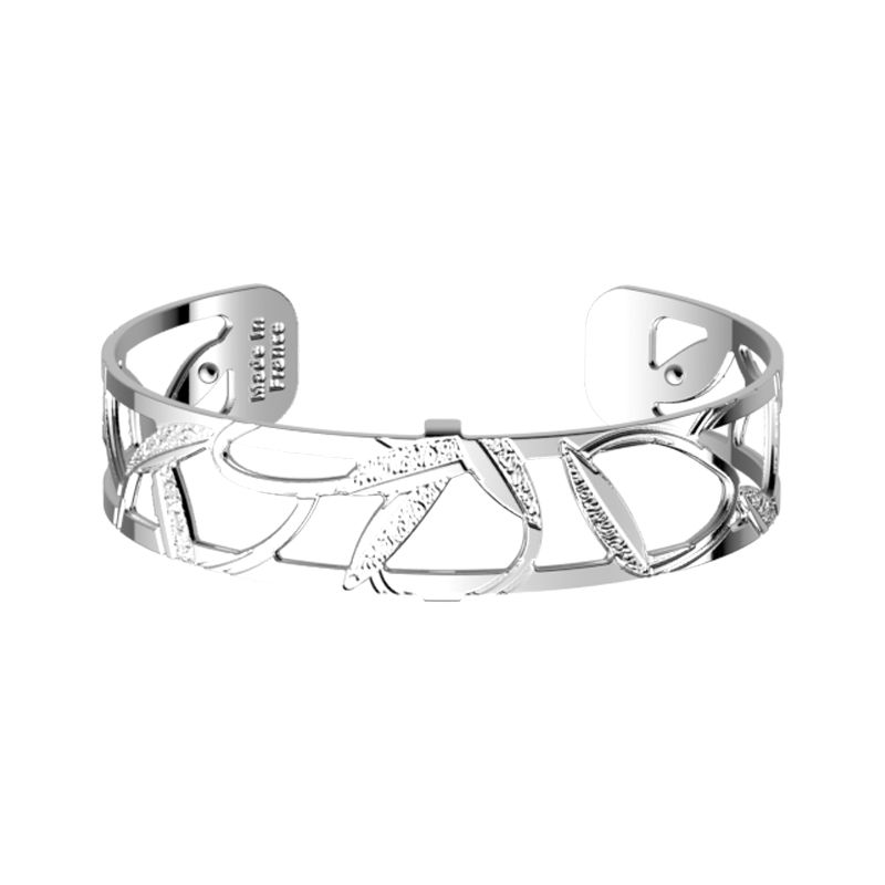 Bracelet femme manchette 14mm les georgettes rose des sables argent 70433771600000 - manchettes - edora