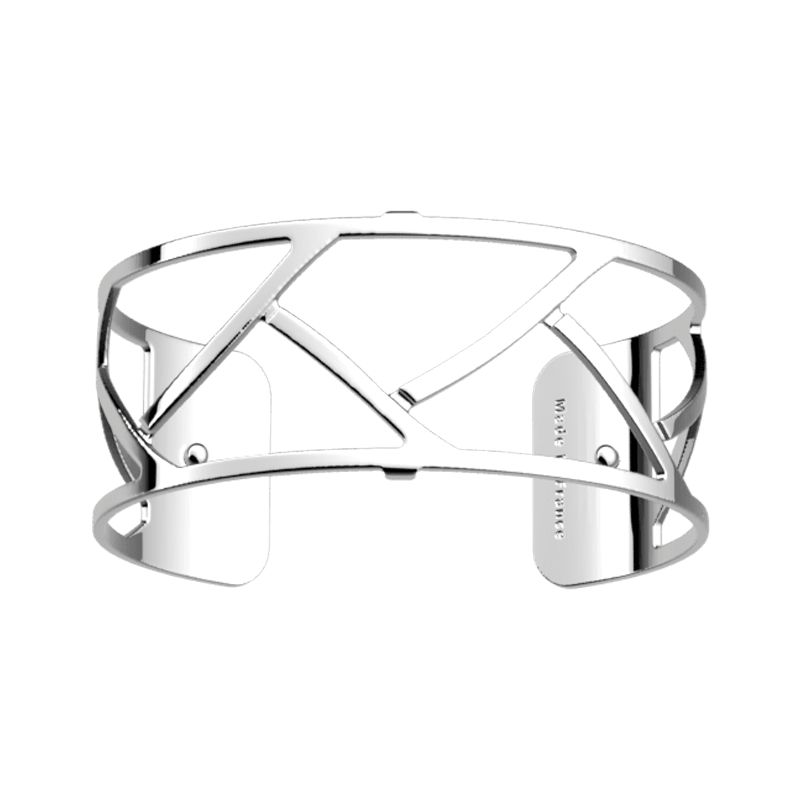 Bracelet femme manchette 25mm les georgettes tresse argent 70325691600000 - manchettes - edora