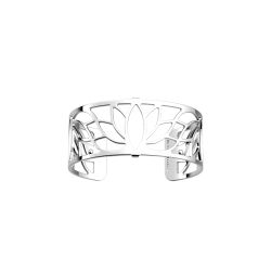 Bracelet femme manchette 25mm les georgettes lotus argent 70356081600000 - manchettes - edora - 1