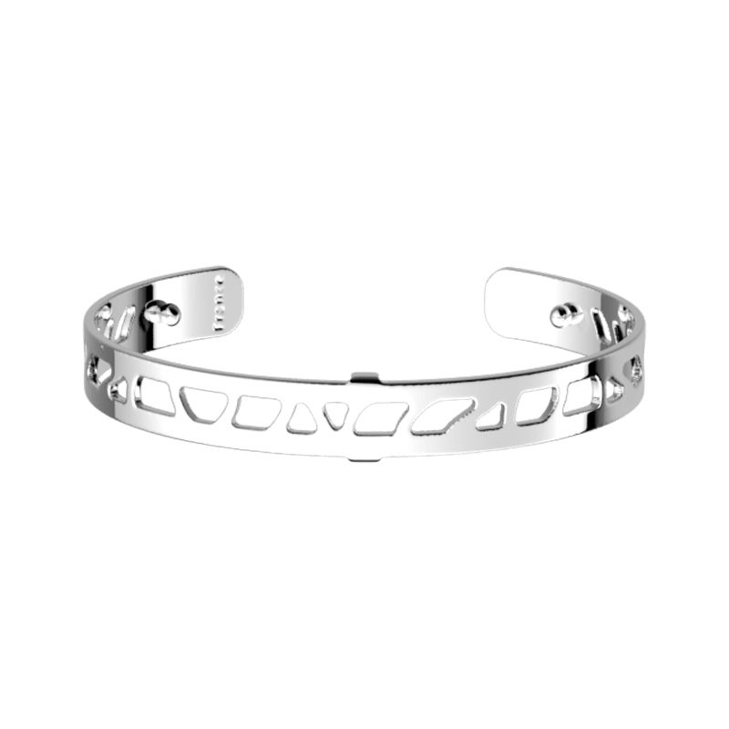 Bracelet femme manchette 8mm les georgettes perroquet argent 70341711600000 - manchettes - edora