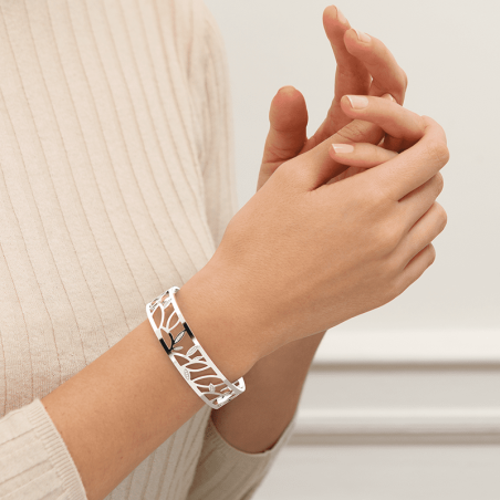 Bracelet femme manchette 14mm les georgettes arbre de vie argent 70373821608000 – manchettes