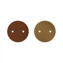 Cuir colliers 25mm les georgettes terre cuite/bronze 703109999G4000