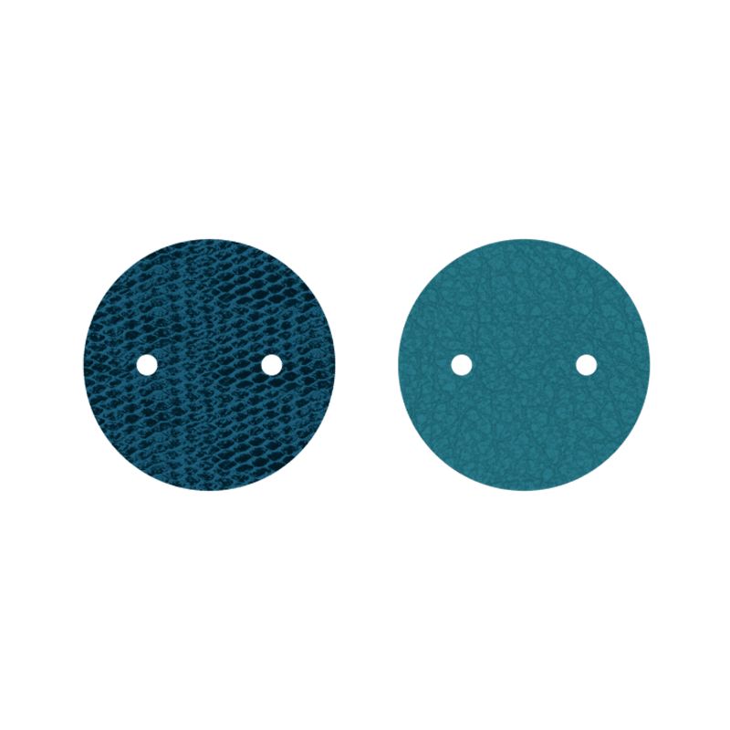 Cuir colliers 25mm les georgettes écailles bleutées/bleu georgettes 703109999g8000 - accessoires-pendentifs - edora