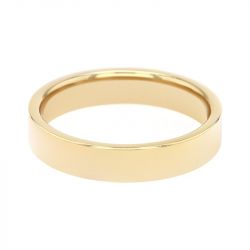 Bague mixte alliance edora or 750/1000 jaune ruban plat confort edo1251040 - bagues - edora - 2