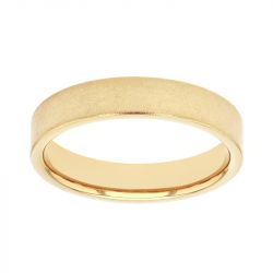 Bague mixte alliance edora or 750/1000 jaune ruban plat confort edo1254040 - bagues - edora - 0