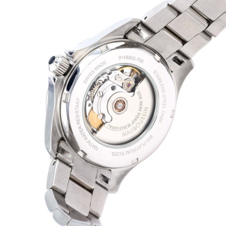 Montre homme automatique mauboussin acier argenté et or doré rose 9148802-700 – montres homme