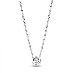 Collier femme pandora timeless pendentif halo rond scintillant 391174c01 - colliers-femme - edora - 2