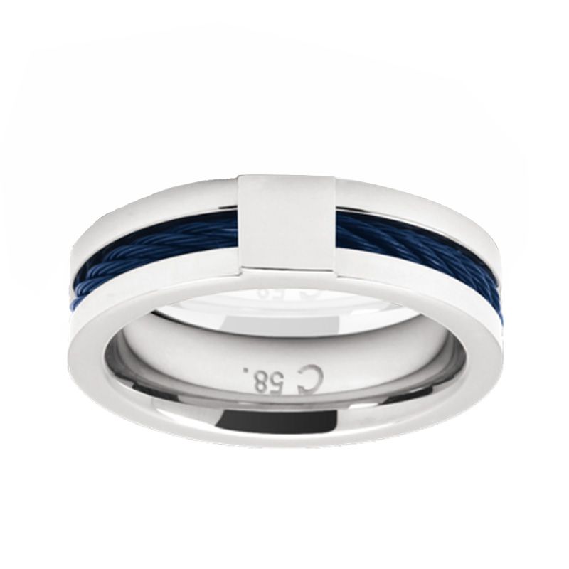 Bague homme rochet cabestan acier ha23770058 - bague argent & or homme, bague homme - - bagues-homme - edora