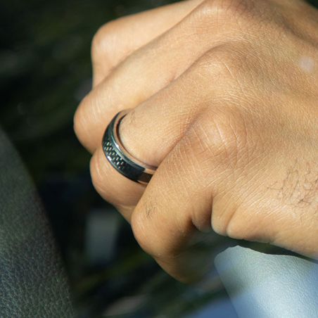 Bague homme & bague femme - bague argent, solitaire, or & or rose - bagues-homme - edora - 2
