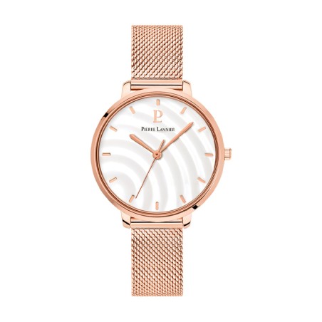 Montre femme pierre lannier betty acier doré rose 065l708 – montres françaises