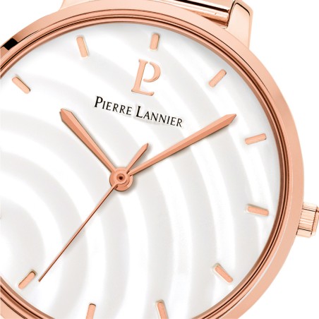 Montre femme pierre lannier betty acier doré rose 065l708 – montres françaises
