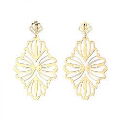 Boucles d'oreilles femme les georgettes hortense doré 70466551900000 - pendantes - edora - 0