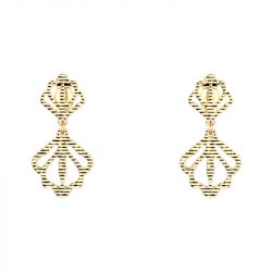 Boucles d'oreilles femme 20mm les georgettes hortense doré 70466561900000 - pendantes - edora - 0