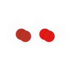 Cuir boucles d'oreilles 16mm les georgettes rouge passion/rouge glamour 703218299GD000