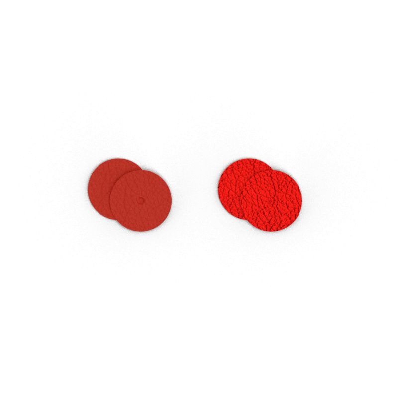 Cuir boucles d'oreilles 16mm les georgettes rouge passion/rouge glamour 703218299gd000 - accessoires-boucles-d-oreilles - edora
