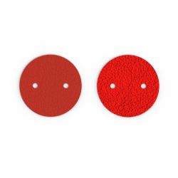 Cuir collier 25mm les georgettes rouge passion/rouge glamour 703109999GD000