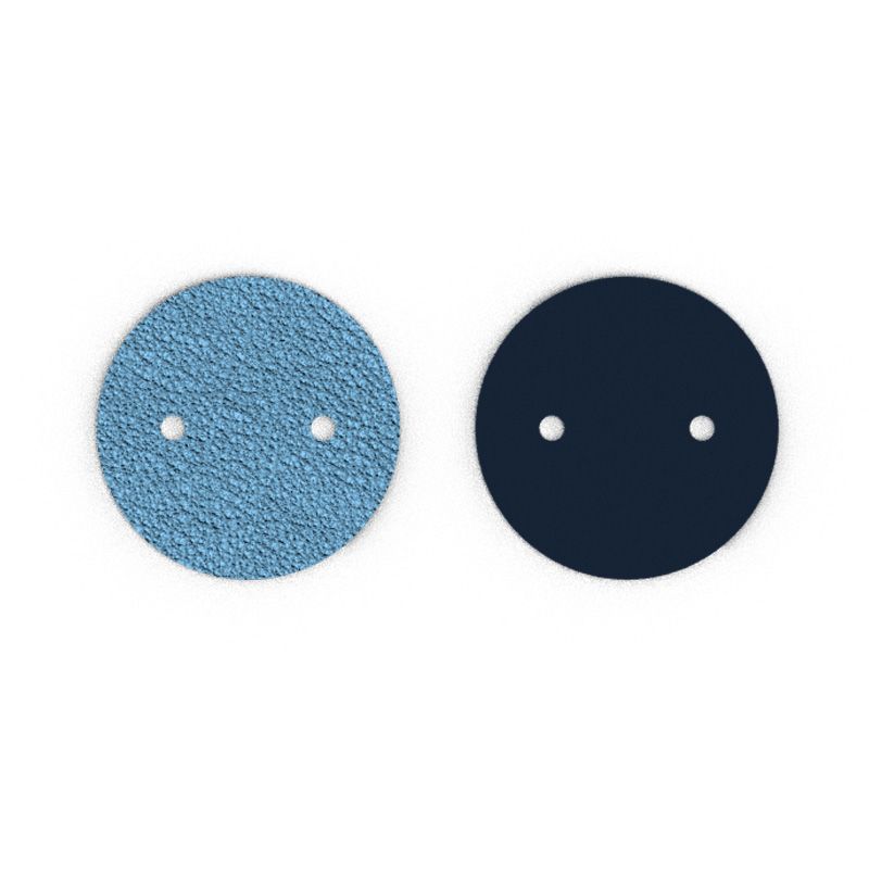 Cuir boucles d'oreilles 25mm les georgettes ciel étoilé/marine 703109999gq000 - accessoires-boucles-d-oreilles - edora