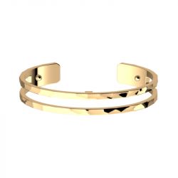 Bracelet femme manchette 8mm les georgettes pure martellée doré 70380590100000