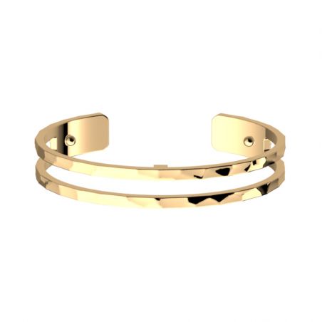 Manchette femme: bracelet manchette georgette, argent & or femme - manchettes - edora