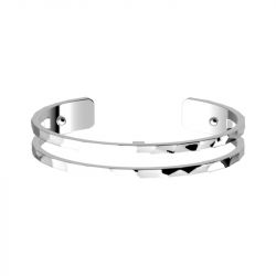 Bracelet femme manchette 8mm les georgettes pure martellée argent 70380591600000