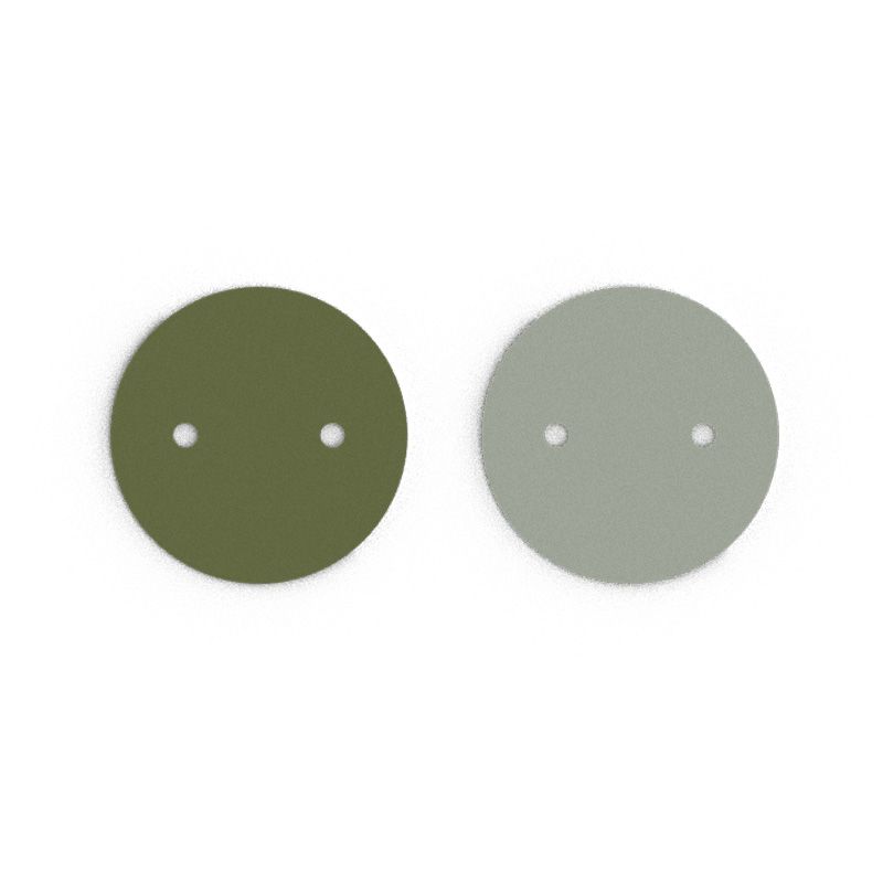 Cuir collier 25mm les georgettes olive/eau douce 703109999go000 - accessoires-pendentifs - edora