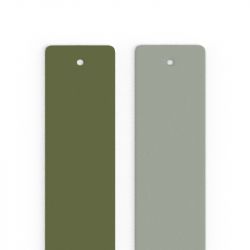 Cuir bracelet 25mm les georgettes olive/eau douce 702755199GO000