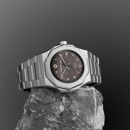 Montre homme automatique maison du temps  mtzeta météorite acier – montres homme