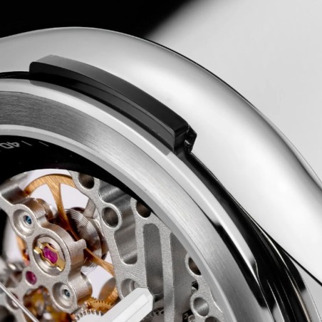 Montre homme automatique maison du temps  mtepsilon skeleton silicone bleu – montres homme