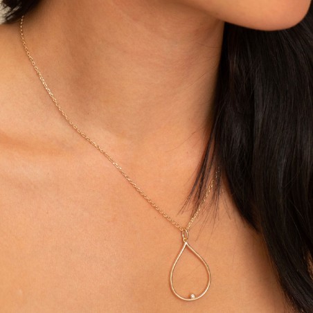 Collier femme la garçonne envolée plaqué or diamant 26700046 – colliers femme