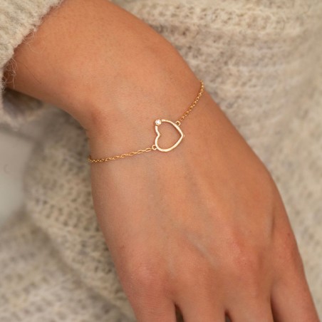 Bracelet femme la garçonne ma déclaration plaqué or diamant 26300033 – accueil