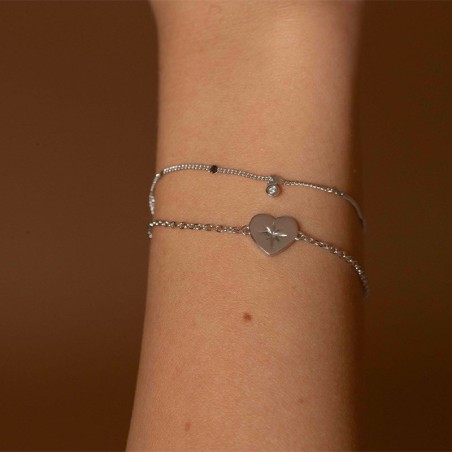 Bracelet femme la garçonne ma déclaration argent diamant 20300034 – bracelets femme