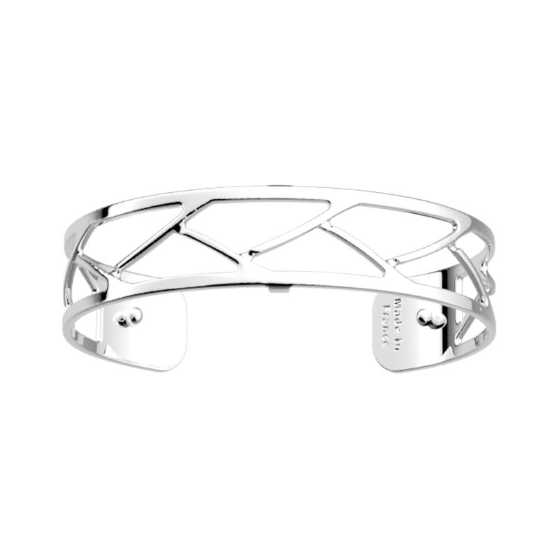 Bracelet femme manchette 14mm les georgettes tresse argent 70325701600000 - manchettes - edora