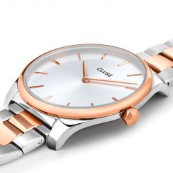 Montre femme cluse féroce acier bicolore cw11104 - montre cluse or & argent, montre cluse doré - - montres-femme - edora - 1