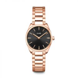 Montre femme cluse féroce mini acier doré rose cw11703 - montre cluse or & argent, montre cluse doré - - montres-femme - edora - 0