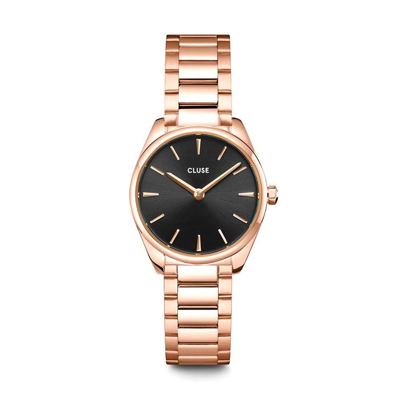 Montre femme cluse féroce mini acier doré rose cw11703 - montre cluse or & argent, montre cluse doré - - montres-femme - edora