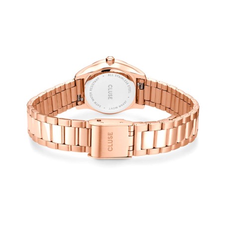 Montre femme cluse féroce mini acier doré rose cw11703 – montres femme