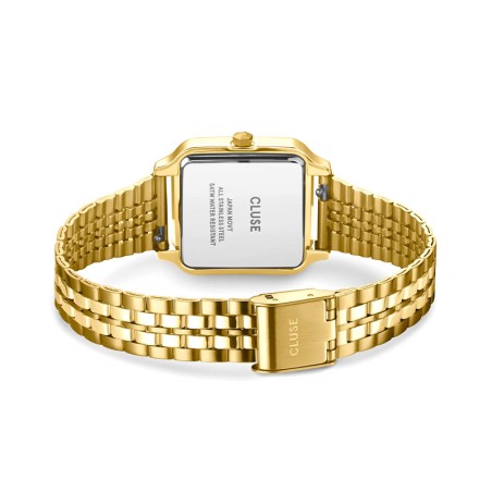 Montre femme cluse gracieuse forest green acier doré cw11905 – montres femme