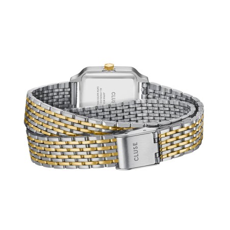Montre femme cluse gracieuse petite acier bicolore double cw11814 – montres femme